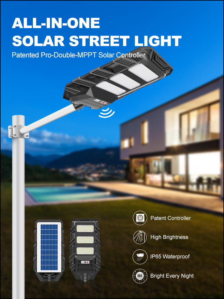 all in one solar street light