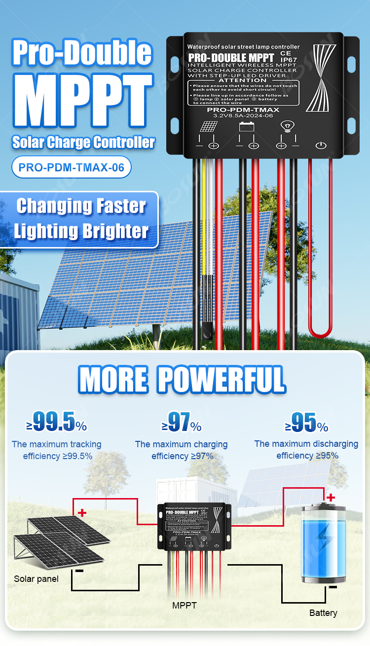 street light solar charge controller